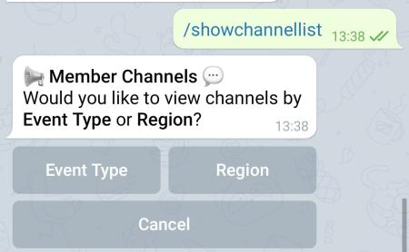 show channel list