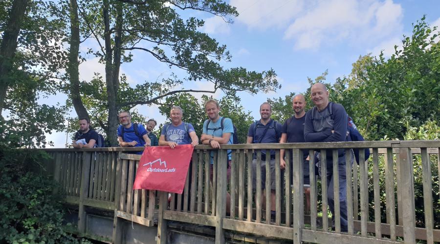 ODL Flag pic from 2020 taken on crossing of Yeo between Wrington and Congrsbury