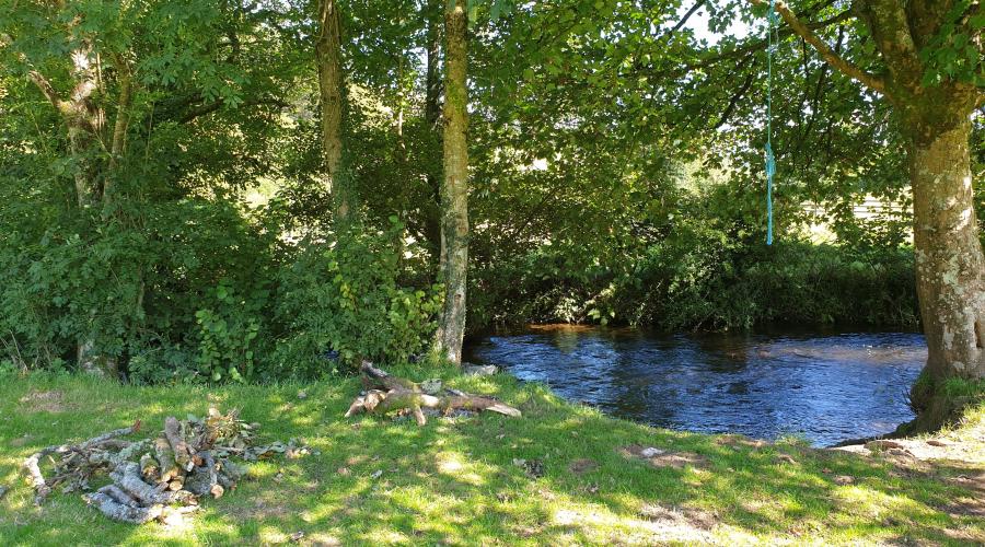 Badgworthy Water in Doone Valley Campsite