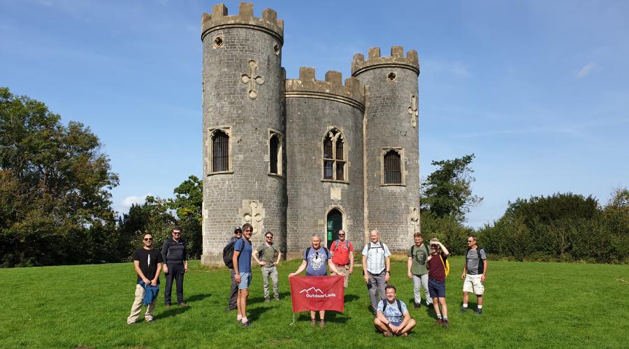 Blaise Castle folly - flag picture