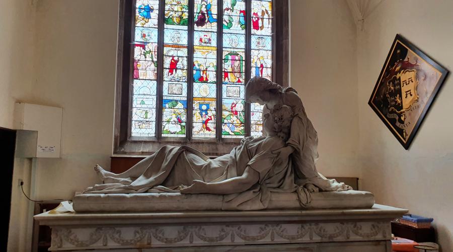 The Brocas Memorial, St James' Church, Bramley, near Basingstoke