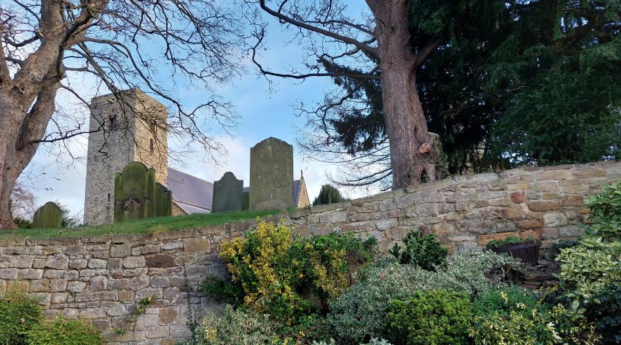 The church in Ovingham