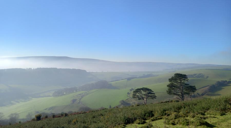 Views over Exmoor