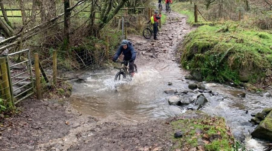 River crossing Rowarth