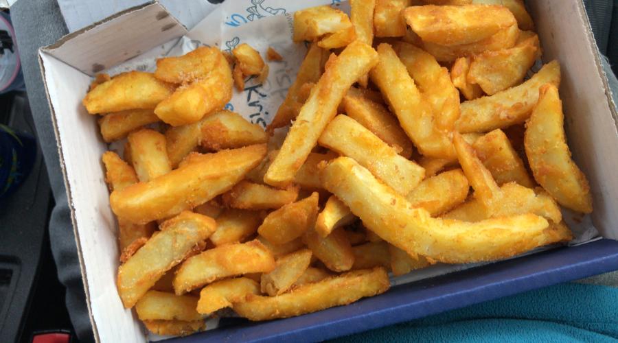 Battered chips that I’ve previously consumed!