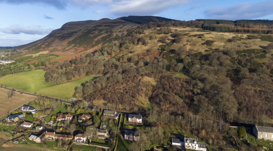 Bishop Hill from the Air