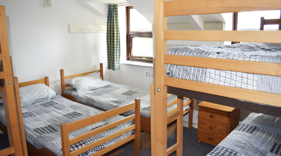 One of the bedrooms