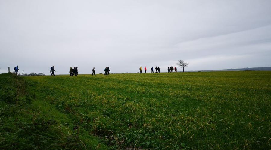 People walking