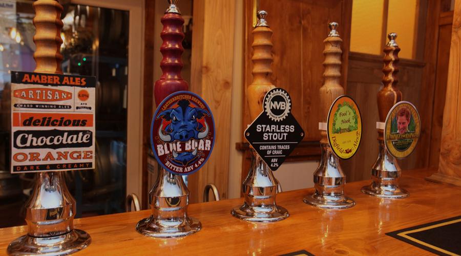 Blue Boar Ale Pumps