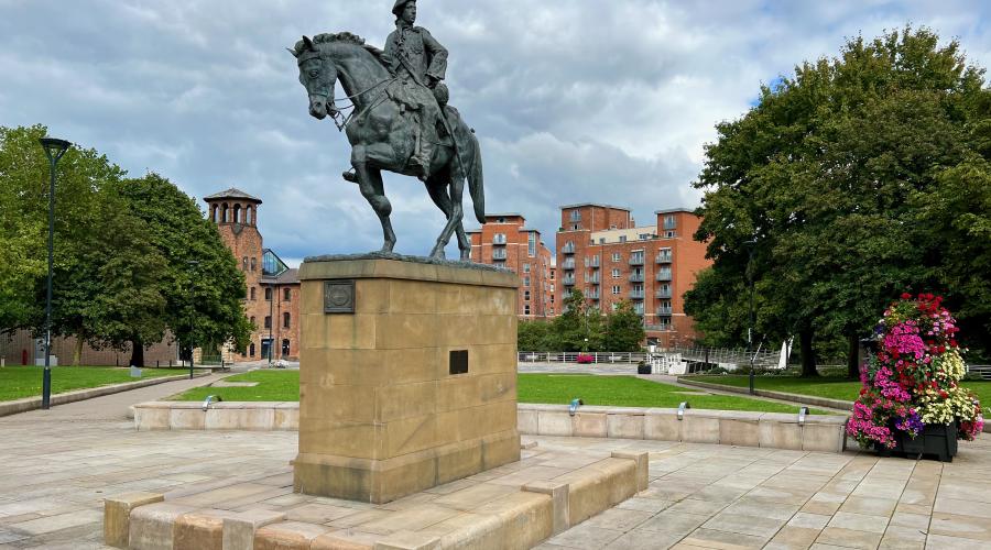 Bonnie Prince Charlie Statue, Derby