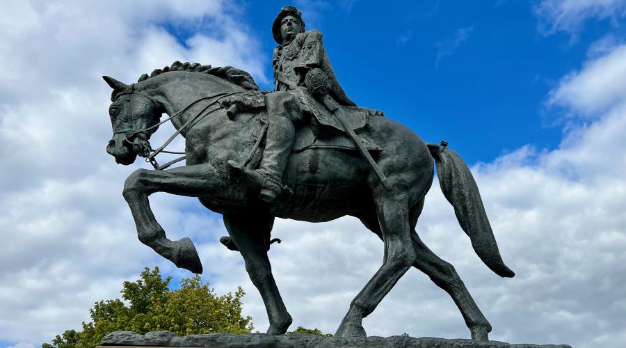 Bonnie Prince Charlie statue, Derby