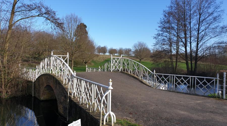Footbridge at Mark Hall Estate