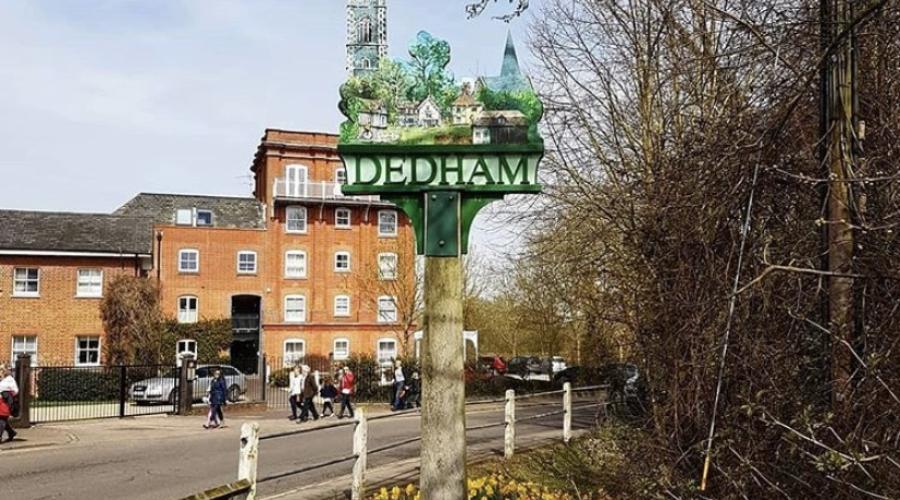 Dedham sign