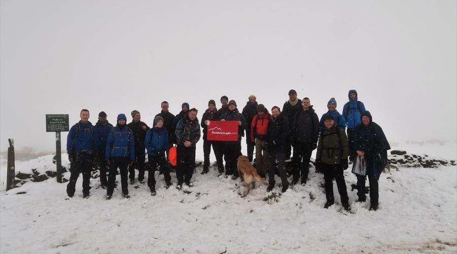 Group photo at Lyme PArk