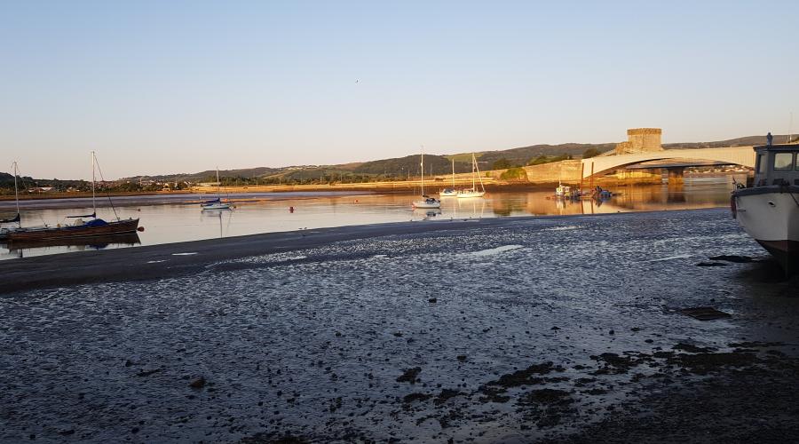 Conwy river and bridges