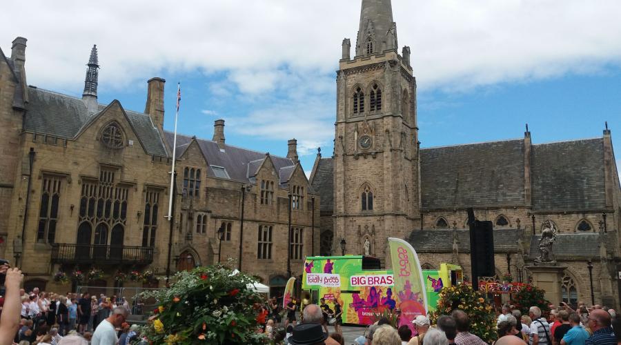 Durham City market square