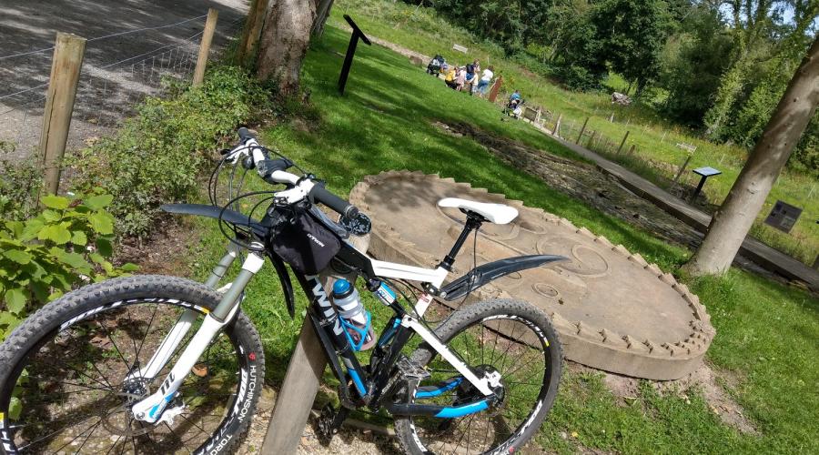 Mountain bike at Mellor Mill