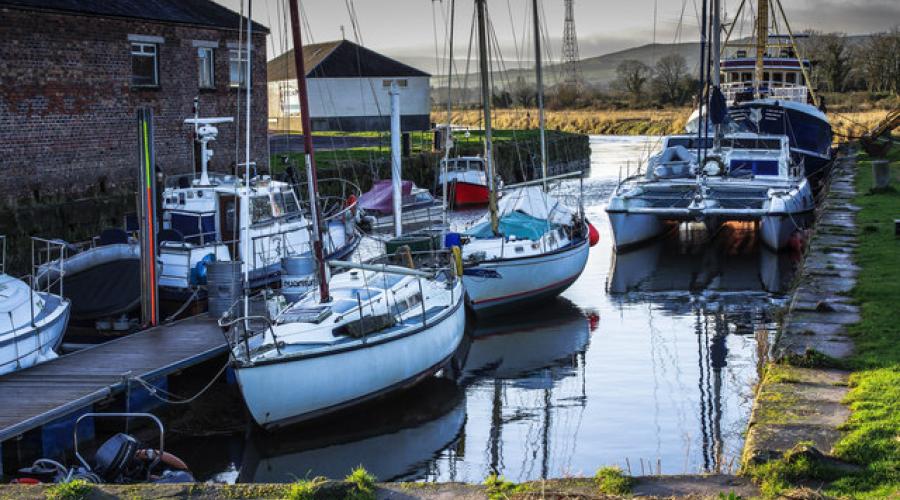High tide at Kingholm Quay