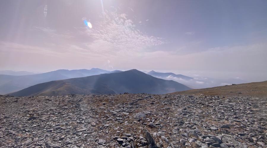 Carneddau, Elidir Fawr and Snowdon range