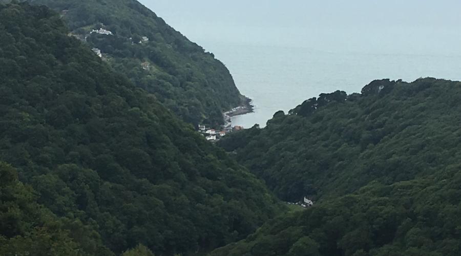 Distance view of Lynmouth