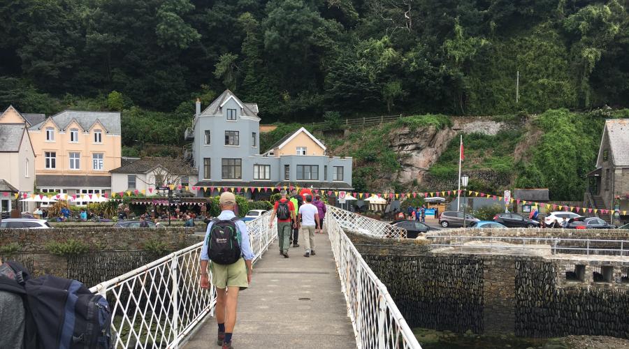 Bridge over the Harbour at Lynmouth