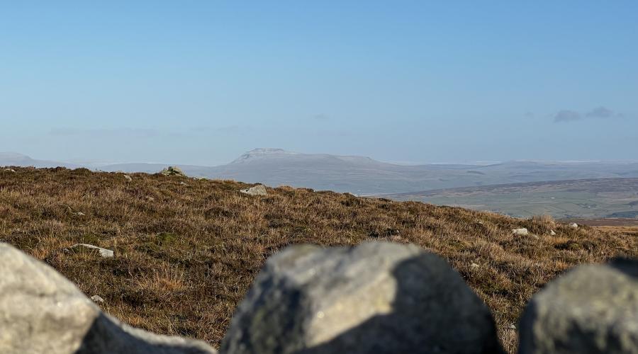 The view over to Whernside