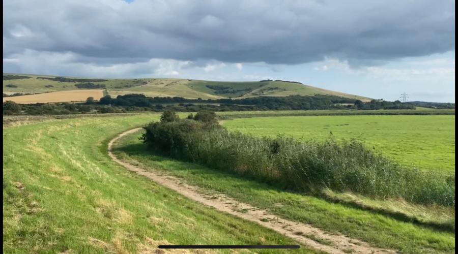 Railway lands next to the river ouse