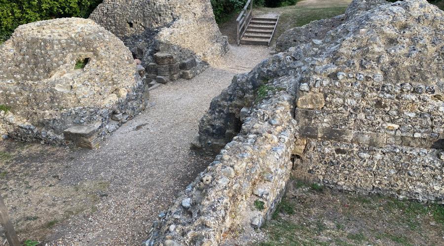 Bramber Castle, whats left of it.