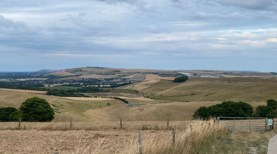 Beautiful scene of the South Downs 