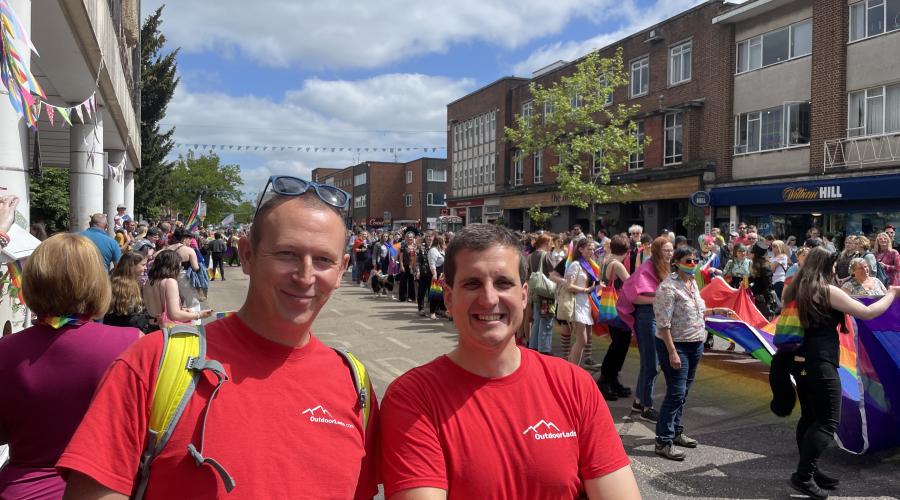 Outdoorlads at Exeter Pride