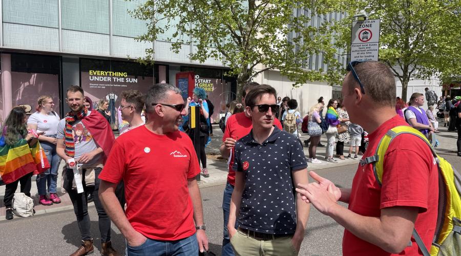 Outdoorlads at Exeter Pride