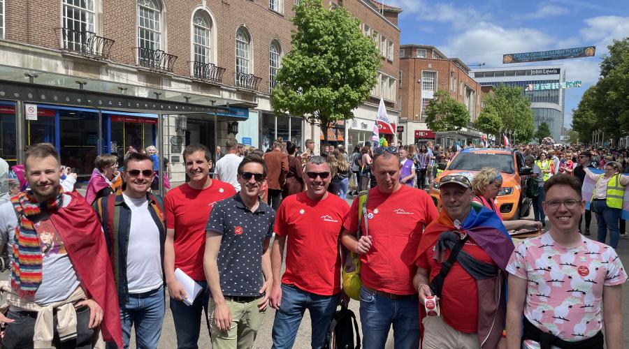 Outdoorlads at Exeter Pride