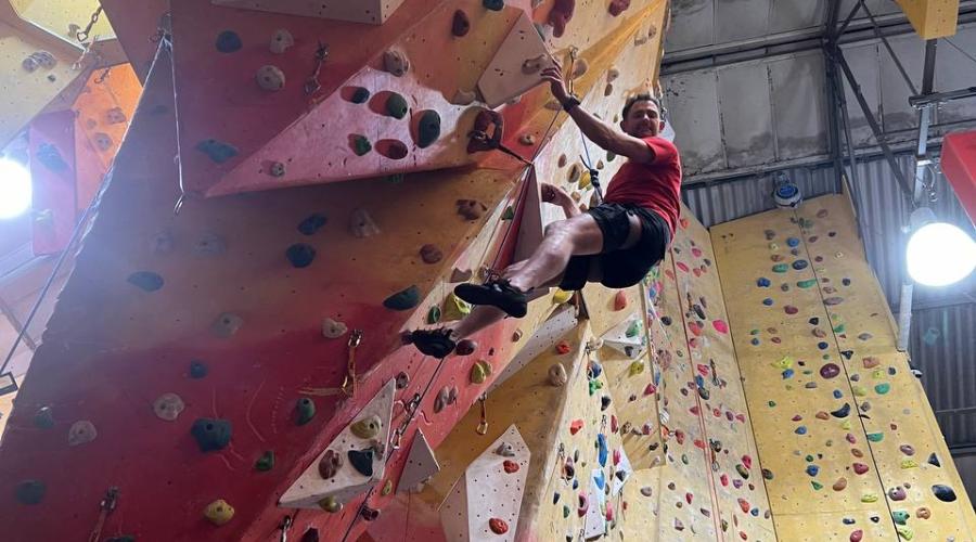 David - Lead Climb 2