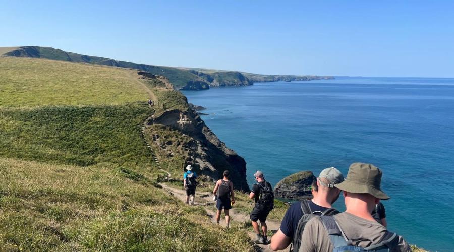 On the way to Boscastle