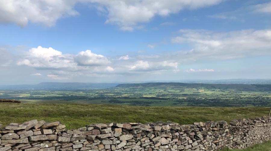 View over to Longridge Fell