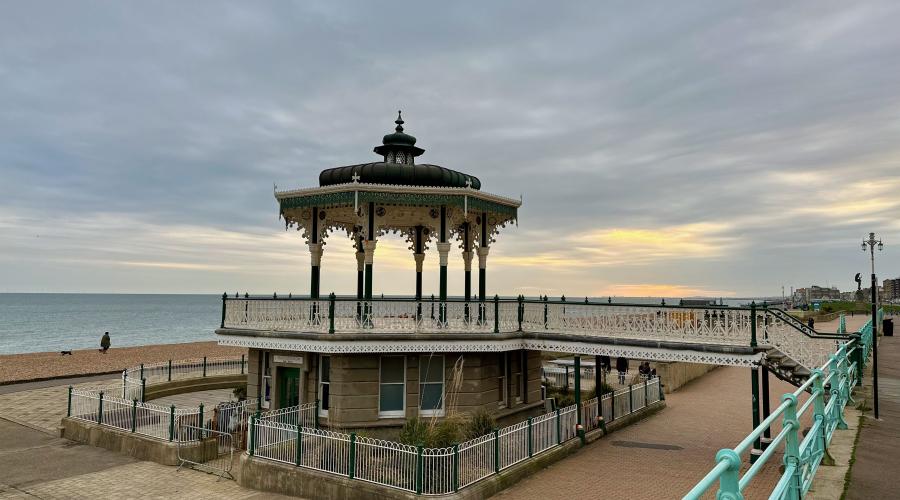 Bandstand on Brighton seafront 