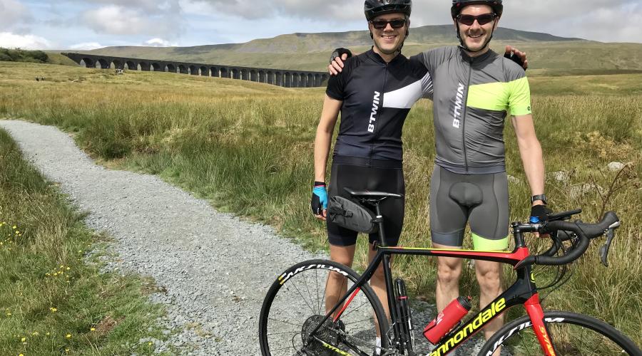 David and Billy at Ribblehead