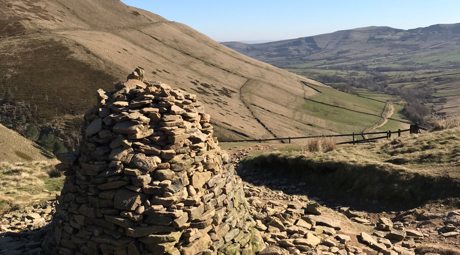Edale top of Jacobs Ladder