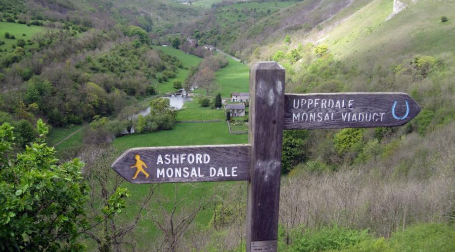 Monsal signpost