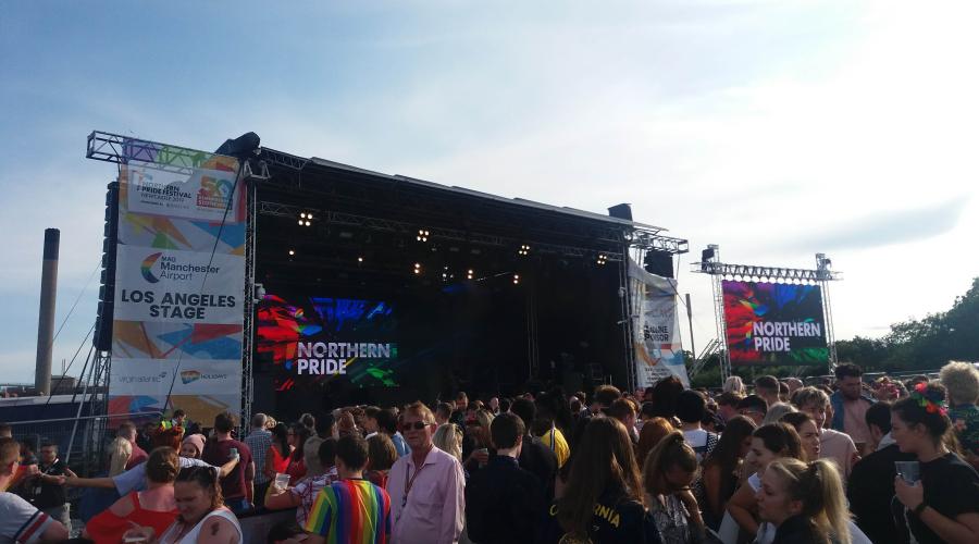 Norther Pride outdoor stage