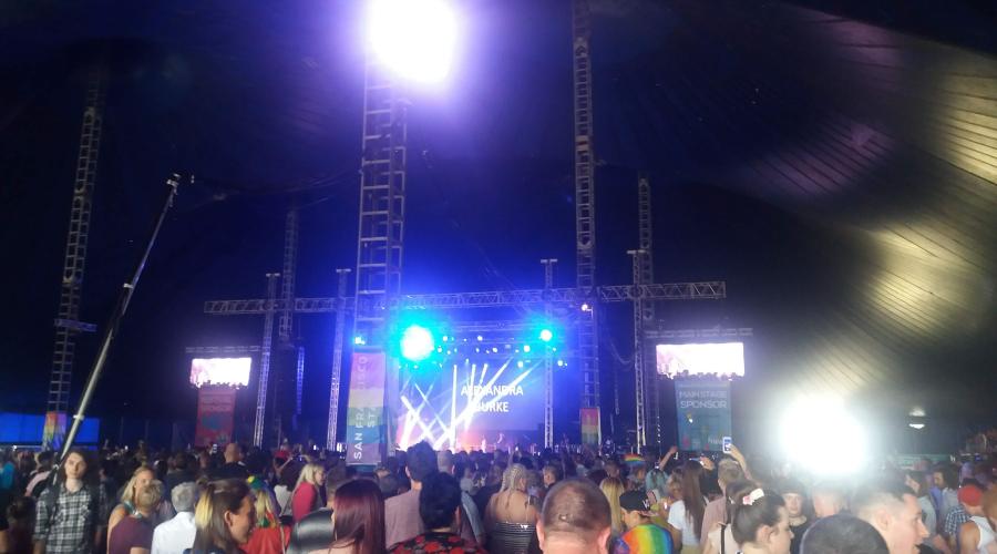 Northern Prie tented stage