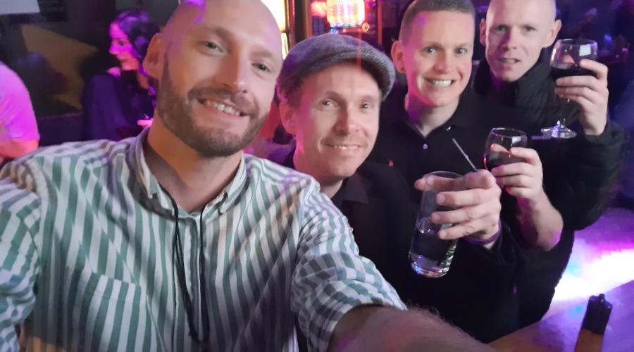 Group of OutdoorLads on Newcastle Gay scene