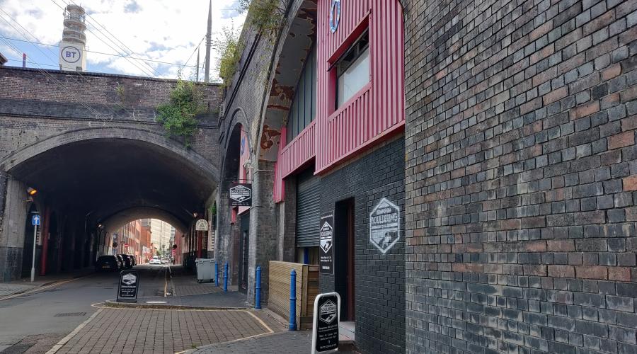 Outside of Birmingham Bouldering Centre