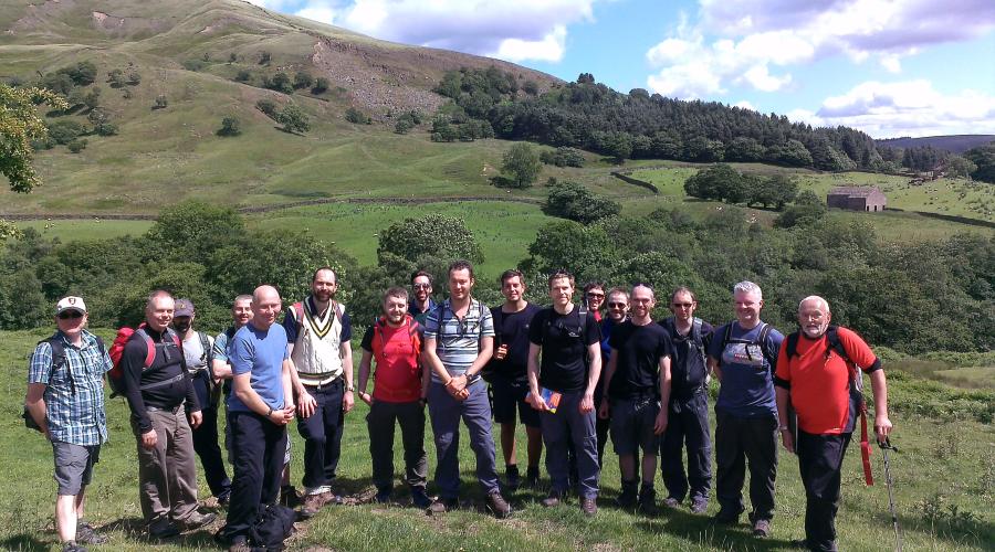 ODL group photo in the Peak District