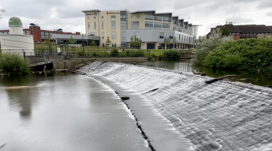 Derwent weir, Derby city