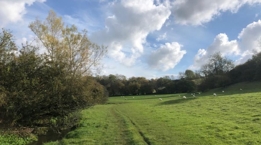 Scenic View Near Bourton