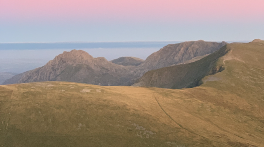 Tryfan at Sunset