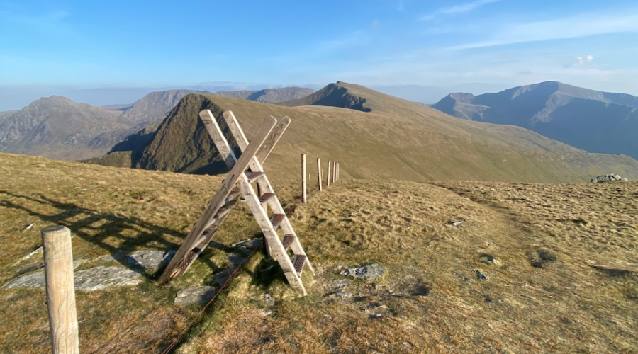 Looking south from Mynydd Perfedd towards Y Garn