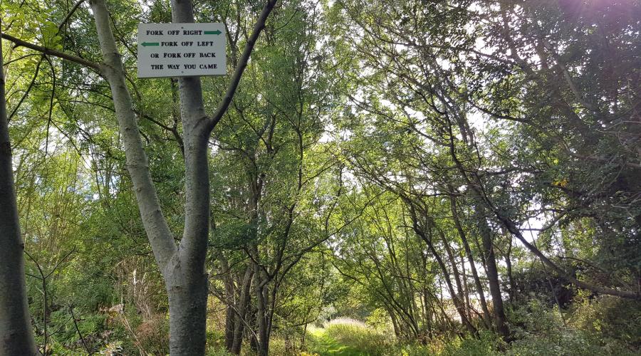 Sign on Former Cornhill On Tweed Railway Taken By Markster