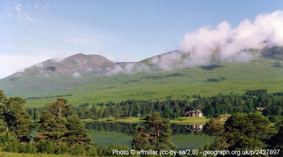 Stob Ghabhar across Loch Tulla